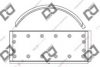 ISUZU 1471250360 Brake Lining, drum brake